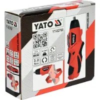 YATO Batteridriven skruvdragare YT-82760; 3,6 V; 1x1,3 Ah batt.