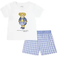Polo Ralph Lauren Acc Polo Ralph Lauren Pyjamas - Hamnön Blue m. Gosedjur - - 8-10 år (128-140) - Pyjamas 2-delad
