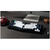 Keychron Q10 MAX 75% (Alice Layout) - Gateron Jupiter Red - Gaming Keyboard - Utan numpad - Nordisk - Blå