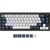 Keychron Q2 MAX - Knob Wireless Tri-Mode QMK/VIA - Gateron Jupiter Brown - Gaming Keyboard - Utan numpad - Nordisk - Svart