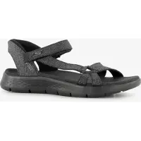 SKECHERS GO WALK Flex Illuminate Textil Kvinnors Svart Standard Sandaler