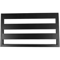 TOMTOP JMS Gitarr Pedalbräda Aluminiumlegering Bärbar Extra Stor Gitarr Effekt Pedalbräda Tillbehör med Väska