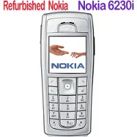 Nokia Renoverad Original 6230i Mobiltelefon Med 1 SIM 1 Battery 1 Charger silver