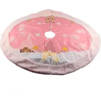 GoolRC Julgransklänning med julbelysning Rosa Rådjuret Rudolph Trädkänning Hem Hotelldekoration pink