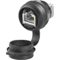 Weidmuller 1018790000 Sensor/ställdon-kontaktdon RJ45 Flänsenhet Antal poler (RJ): 8P8C 1 st