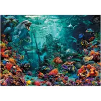 Educa Pussel Coral Reef Poseidon 1000 bitar, Educa