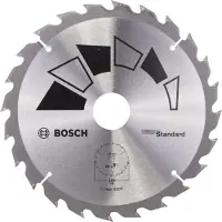 Bosch Standard 2609256814 Hårdmetall cirkelsågklinga 180 x 30 mm Antal tänder (per tum): 24 1 st