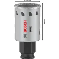 Bosch 2608901557 2608901557 Hålsåg 32 mm diamant-försedd 1 st
