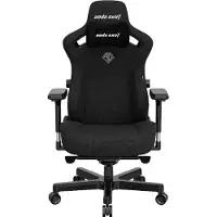 Anda-seat Kaiser 3 Series Premium XL - Spelstol - ergonomisk - armstöd - T-formad - lutning - svängtapp - EverSoft linnetyg - kolsvart