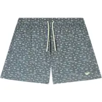 Emporio Armani för män. EM000583_AF20667 Logo baddräkt grön (XL), Strandkläder, Polyester