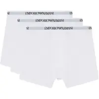 Emporio Armani för män. EM005064_AF24322 Set 3 Boxershorts Bot vit (XL), Hemkläder, Bomull