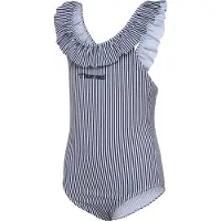 Hummel Baddräkt - HmlFrilli - Marinblå Kavaj/Bright White - - 2 år (92) - Badkläder