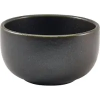 Genware Cinder Svart Rund Skål 12,5cm - Terra