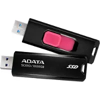 A-Data Technology ADATA SC610 - USB flash-enhet - 1 TB - USB 3.2 Gen 2 - svart
