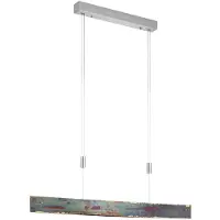 Quitani Pendellampa Malu , dimbar, Mässing / guld, Vardagsrum / matsal, Aluminium / grå / zink, Modern