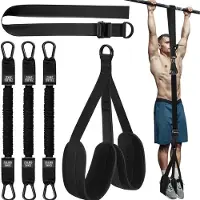 INF Pull up band / Träningsband pull ups- Dra upp hjälp för styrketräning fitness Black 150 lbs