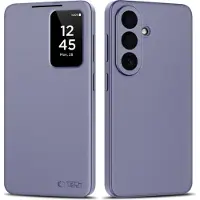 Tech-Protect Samsung Galaxy S26+ Smart Clear View Flip Skal med kortplats - Lila