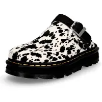 Dr. Martens Pantolette 'ZebZag' kräm / svart