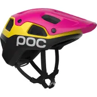 POC Cularis Pure MTB Helmet Rhos Red Matt/Citrine Yellow Matt