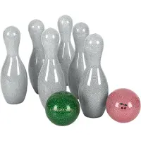 Konges Sløjd Bowlingspel - Glitter - Multi - - One Size - Leksaker