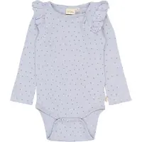 Petit Piao Body l/ä - Rib/Modal - PpSonja - Cosmic Sky Heart AOP - - 74 - Body L/Ä