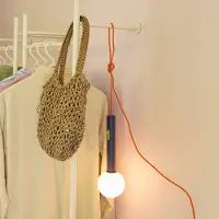 Hubsch Vägglampa Talk, dimbar, Blå, Vardagsrum / matsal, Metall, Modern, Vägglampa, vägglampa inomhus