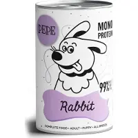 Usorteret PEPE MONO PROTEIN hundmat våtfoder kanin 400 g