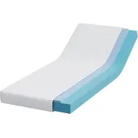 vidaXL Madrass Vit 70 x 200 cm Jacquardtyg