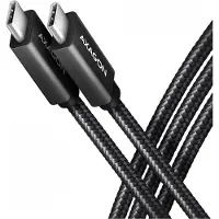Axagon USB-C Kabel USB 3.2 Gen2x2 USB-C-kontakt 0.5 m Svart BUCM32-CM05AB