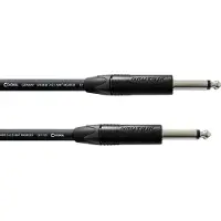 Cordial CPL 10 PP 25 Teleplugg Instrument Kabel [1x Teleplugg 6.35 mm - 1x Teleplugg 6.35 mm] 10.00 m Svart Flexibel