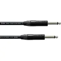Cordial CPL 20 PP 25 Teleplugg Instrument Kabel [1x Teleplugg 6.35 mm - 1x Teleplugg 6.35 mm] 20.00 m Svart Flexibel