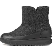 Pomar Women's Niva GORE-TEX Ankle Boot Granit Felt/vivian Black/fur