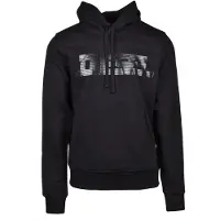 Diesel Monotone Logo Svart Caviar Hoodie