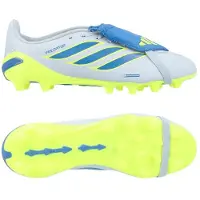 Adidas Predator League Fold-over Tongue Ag Ice Cold Precision - Crystal Sky/ray Blue/gul Barn - Konstgräs (Ag), storlek 28½