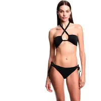 Emporio Armani för kvinnor. EW003391_AF20255 Svart Lurex Bikini (L), Strandkläder, Polyamid