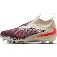 Nike Phantom 6 Academy High Cut MG United - Röd/Universal Red/Grå Barn - Multi Ground (MG), storlek 34