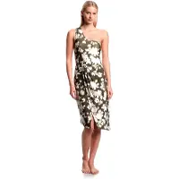 Emporio Armani för kvinnor. EW003396_AF20248 Grön glänsande kjol (XS), Casual, Strandkläder, Polyamid