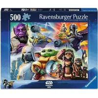 Ravensburger Pussel 500 bitar The Mandalorian and Grogu Puzzle