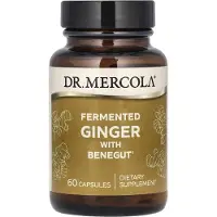 Dr. Mercola , Fermenterad Ingefära med Benegut, 60 Kapslar