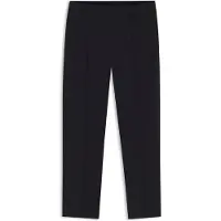 BOSS Straight-fit wool-blend trousers with drawstring waist