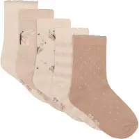 Minymo Strumpor - 5-pack - Rugby Tan - - 23/26 - Strumpor