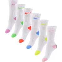Nike Kids Strumpor - 6-pack - Smiley - Mineral - - 23,5/27 - Strumpor