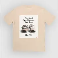 New Balance 574 Shoe Graphic Kids T-Shirt timberwolf, T14