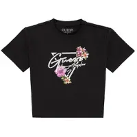GUESS T-shirts med korta ärmar CROP SS T-SHIRT flickor - Svart - 8 ans