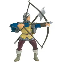 Papo Blå bågskytt - H: 9 cm - - One Size - Leksaksfigur