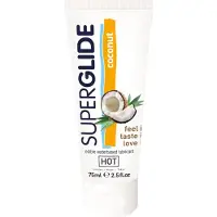 Hot Superglide - ätbar glidmedel kokos - 75ml
