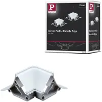 Paulmann 70441 Profilhörnanslutning (yttre hörn) Plast (L x B) 4.9 cm x 4.9 cm 2 st
