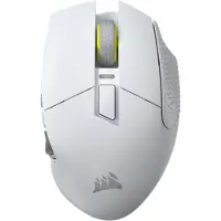 Corsair Scimitar Elite SE - Mus - optisk - 16 knappar - trådlös, kabelansluten - 2.4 GHz, Bluetooth, USB - vit - låda