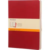 Ruled Cahier Xl - Red Cover (3 Set)