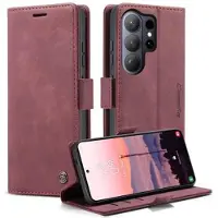 CASEME Samsung Galaxy S26 Ultra 013 Series Plånboksfodral - Röd